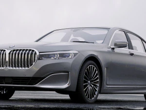 sedan 7-series g12 l 2019 3D Model