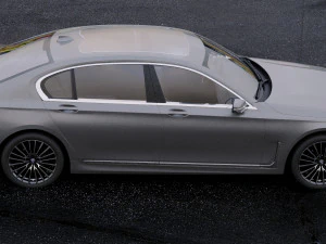 sedan 7-series g12 l 2019 3D Model