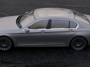 sedan 7-series g12 l 2019 Model 3D