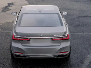 sedan 7-series g12 l 2019 3D Model