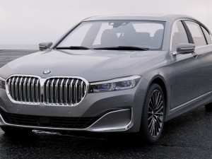 sedan 7-series g12 l 2019 Model 3D