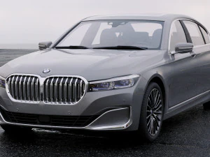 sedan 7-series g12 l 2019 3D Model