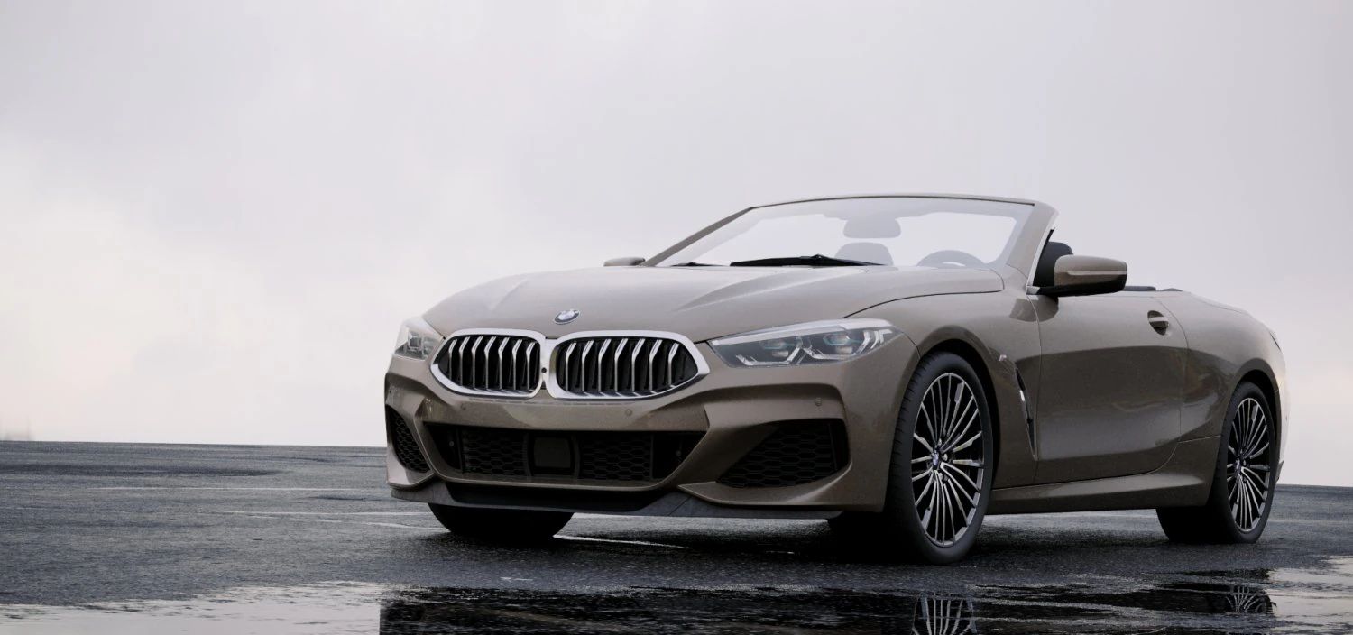 cabriolet 8-series m850i 2019 3D Model .c4d .max .obj .3ds .fbx .stl .blend 