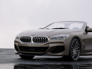 cabriolet 8-series m850i 2019 3D Model