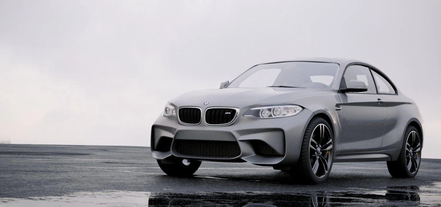 coupe 2-series m2 2016 with interior 3D Model .c4d .max .obj .3ds .fbx .stl .blend 