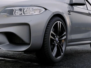 coupe 2-series m2 2016 with interior 3D Model