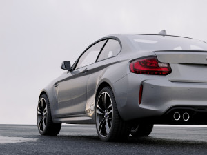 coupe 2-series m2 2016 with interior 3Dモデル