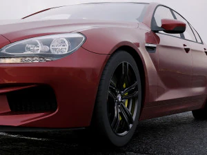sedan 6-series gran coupe m 2013 3D Model