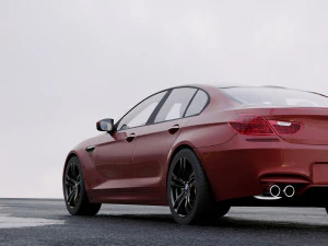 sedan 6-series gran coupe m 2013 3D Model