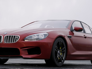 sedan 6-series gran coupe m 2013 3D मॉडल