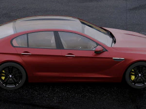 sedan 6-series gran coupe m 2013 3D Model