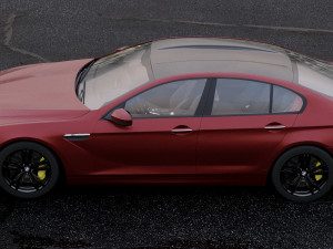 sedan 6-series gran coupe m 2013 3D मॉडल