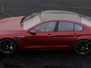sedan 6-series gran coupe m 2013 3D Model