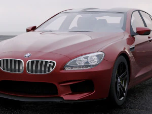 sedan 6-series gran coupe m 2013 3D Model