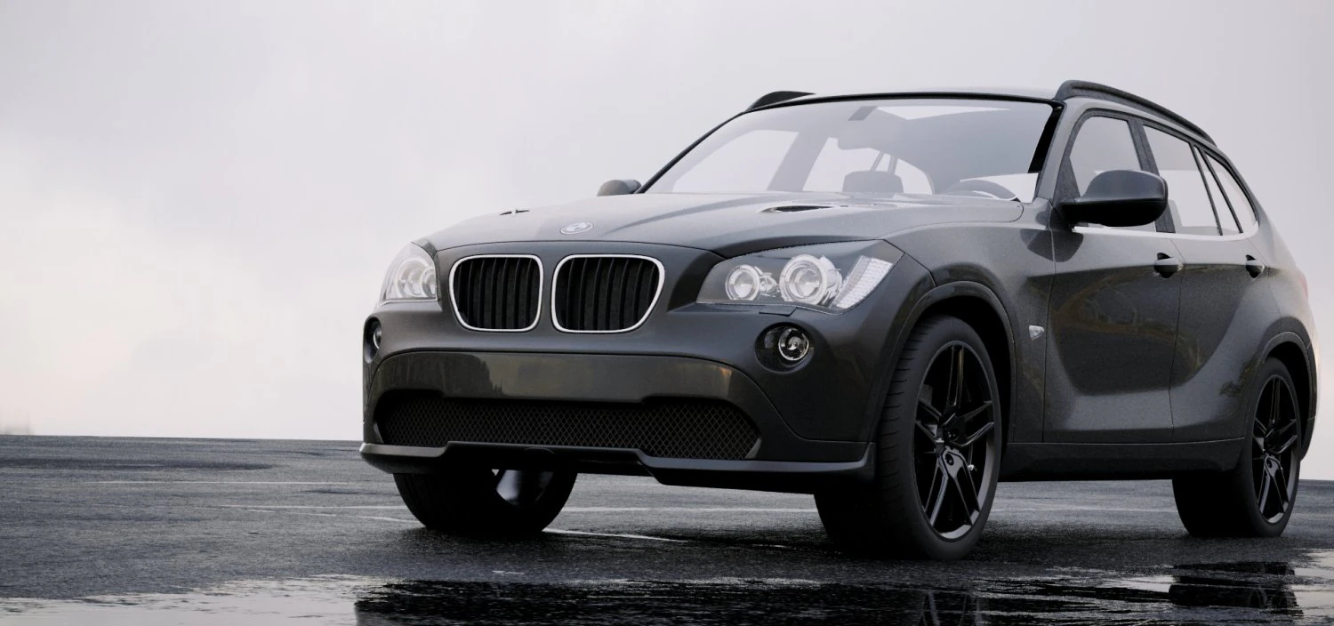 suv x1 2010 ac schnitzer 3D Model .c4d .max .obj .3ds .fbx .stl .blend
