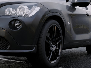 suv x1 2010 ac schnitzer 3Dモデル