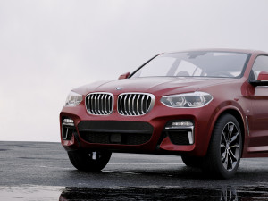 suv x4 m sport 2019 3Dモデル