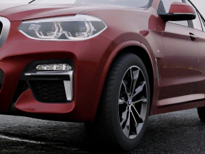 suv x4 m sport 2019 3D Model