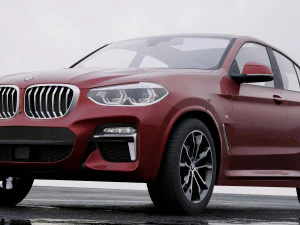suv x4 m sport 2019 3D Model