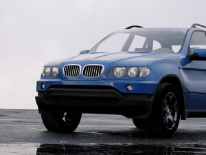 suv x5 2000 3Dモデル