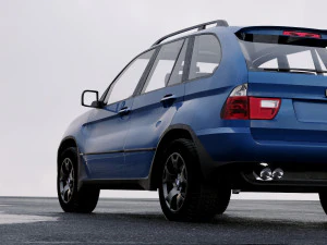 suv x5 2000 3D Model