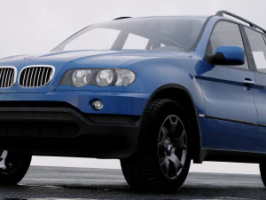suv x5 2000 3D Model