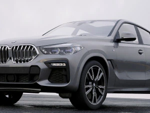 suv x6 m sport 2020 3D Model