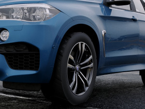 suv x6 m sport 2015 Modello 3D
