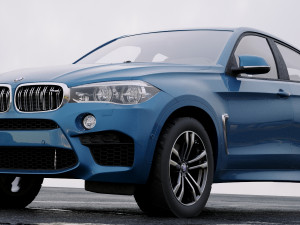 suv x6 m sport 2015 Modello 3D