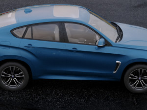 suv x6 m sport 2015 Modello 3D