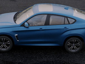 suv x6 m sport 2015 Modello 3D