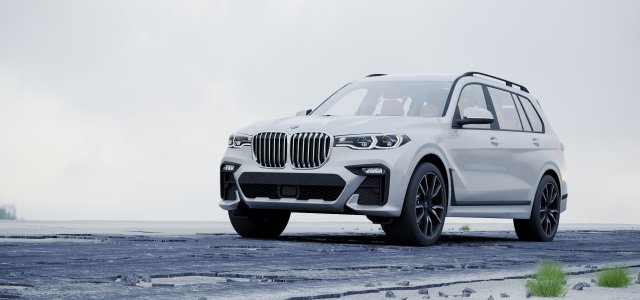 suv x7 2019 Modelo 3D .c4d .max .obj .3ds .fbx .stl .blend 