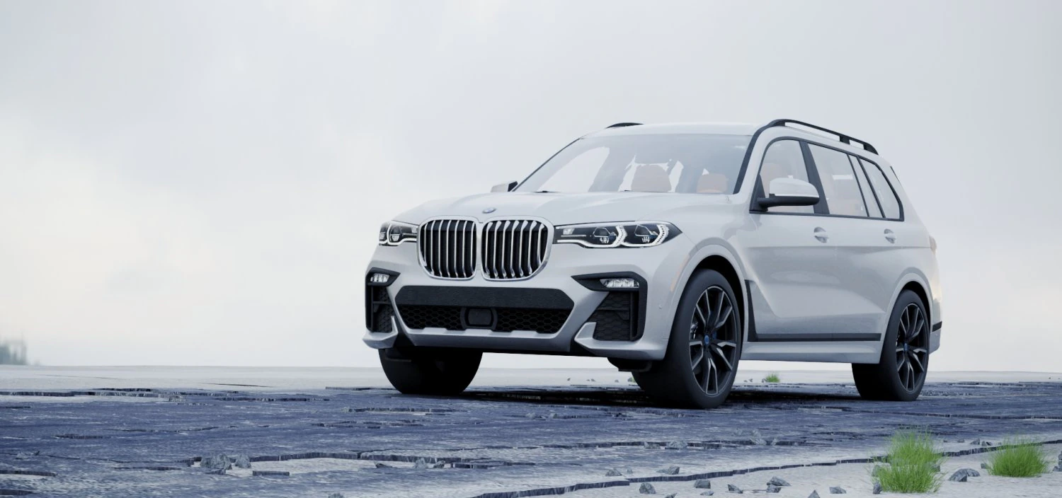 suv x7 2019 3D Model .c4d .max .obj .3ds .fbx .stl .blend 