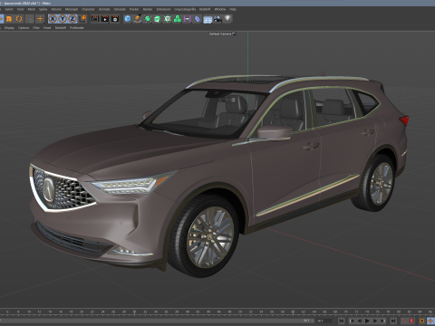 Acura MDX 2022 3Dモデル