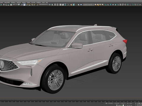 Acura MDX 2022 3Dモデル