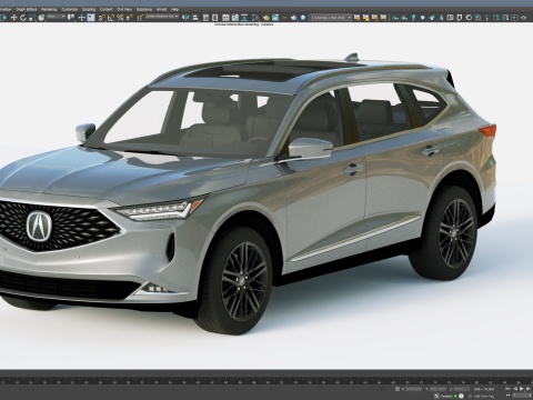 Acura MDX 2022 3Dモデル