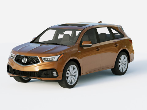 Acura MDX 2019 3Dモデル