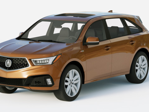 Acura MDX 2019 Modelo 3D