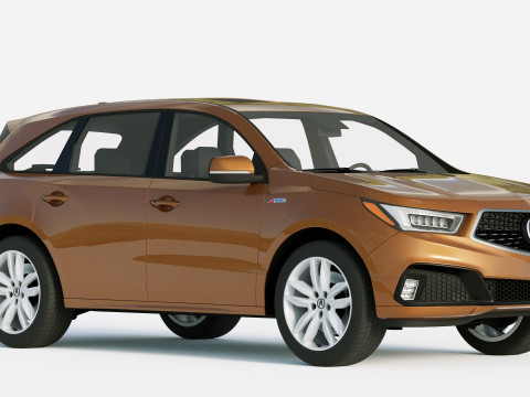 Acura MDX 2019 Modelo 3D