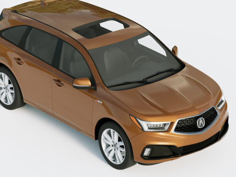 Acura MDX 2019 Modelo 3D
