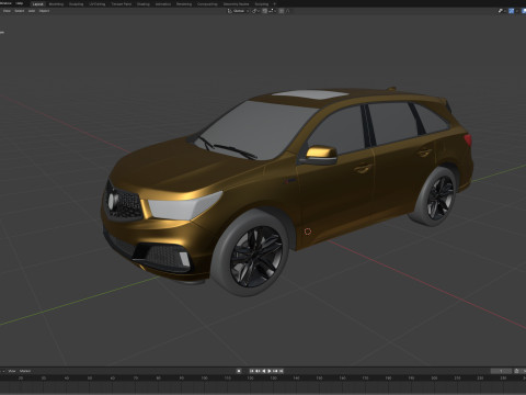 Acura MDX 2019 Modelo 3D