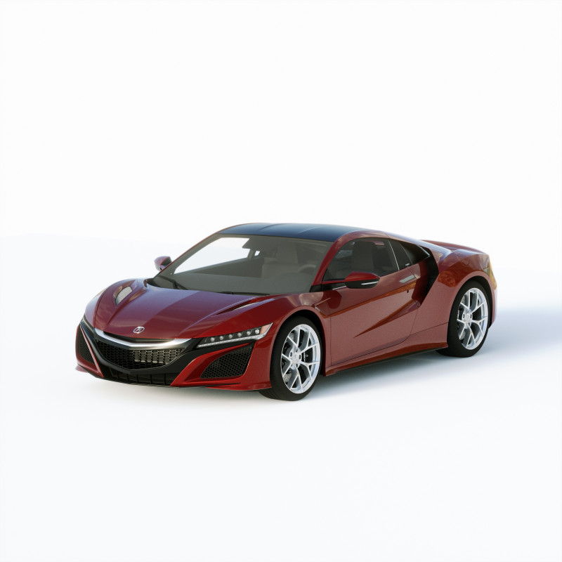 Acura NSX 2019 Modelo 3D .c4d .max .obj .3ds .fbx .stl .blend
