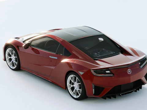 Acura NSX 2019 3D Model