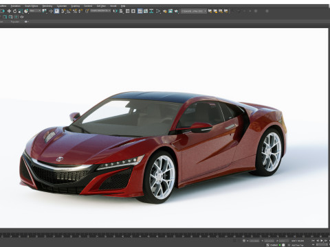 Acura NSX 2019 Modelo 3D