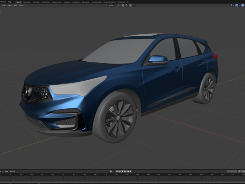 Acura RDX 2019 3D Model
