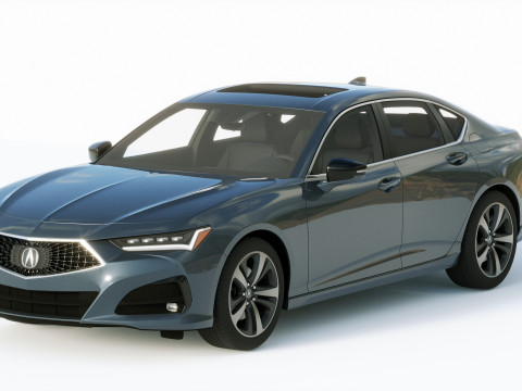 Acura TLX 2019 Model 3D
