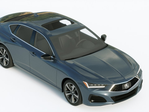 Acura TLX 2019 Model 3D