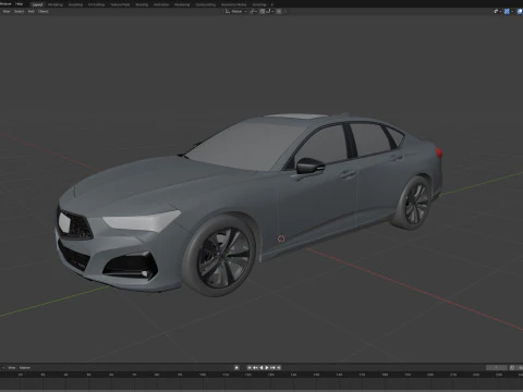 Acura TLX 2019 3D Model