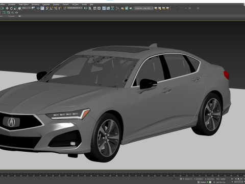 Acura TLX 2019 Model 3D