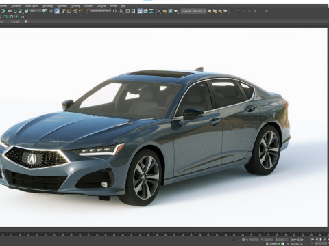 Acura TLX 2019 Model 3D